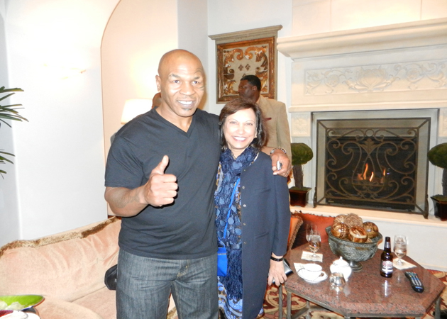 Dr Vandana Agarwal with Mike Tyson