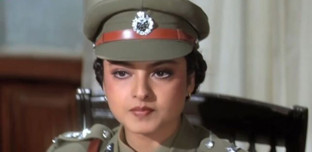 Rekha as sexy cop