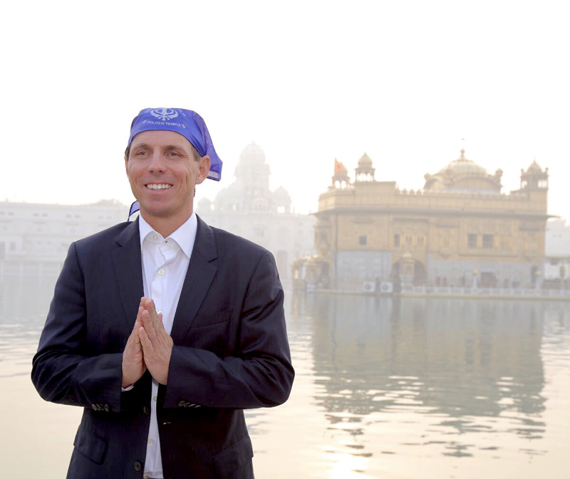 Patrick Brown at Golden Temple