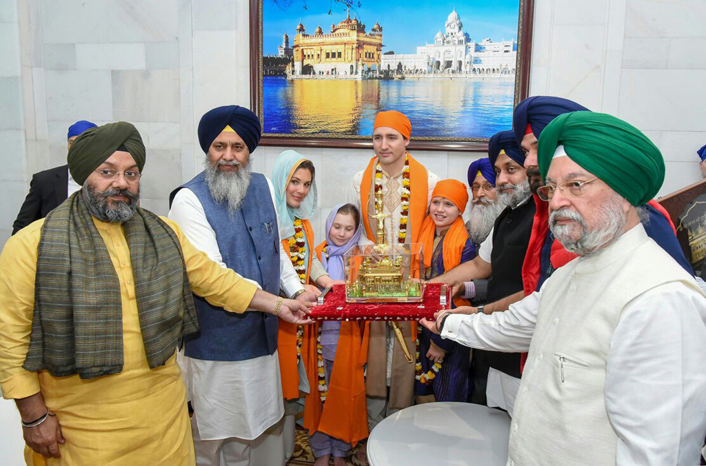 Trudeau at Golden Temple