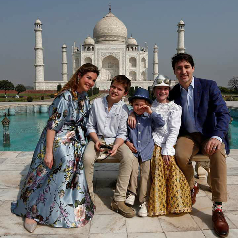 Trudeau at Taj Mahal