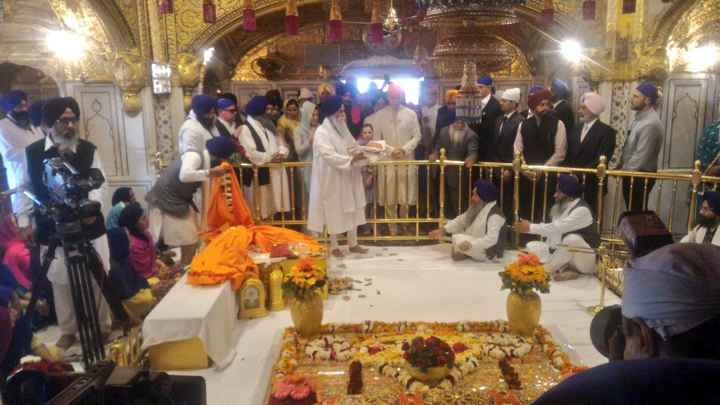 Trudeau at the Golden temple