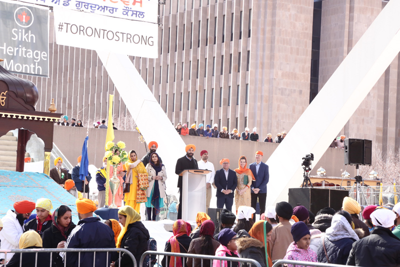 Navdeep Bains at Toronto Vaisakhi parade.