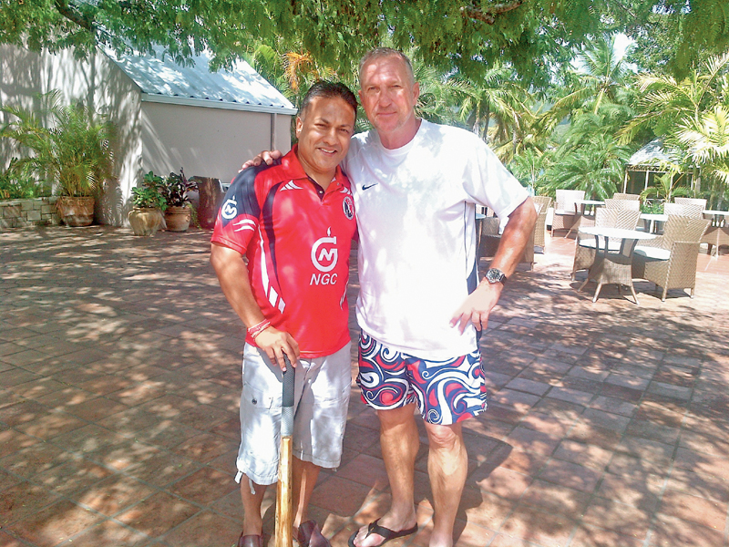 Roy Singh with Ian Botham