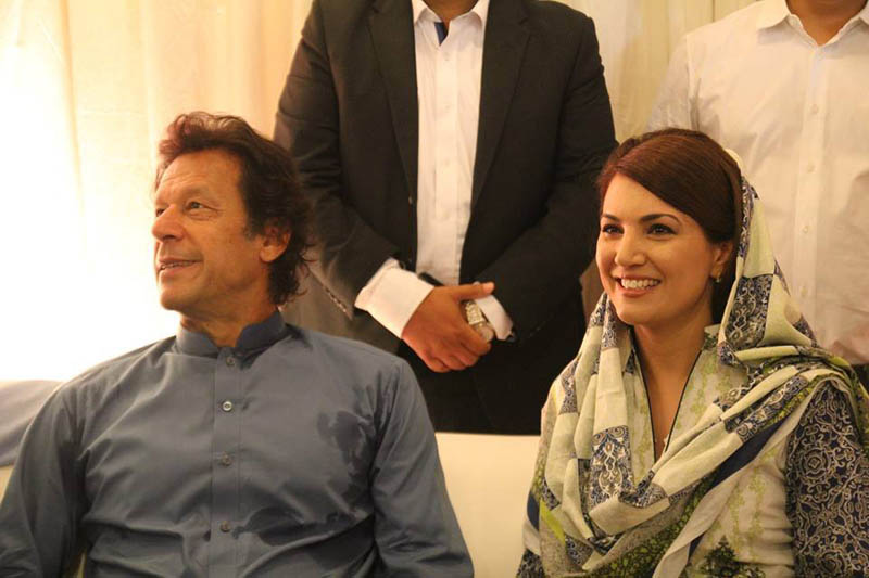 Imran Khan with Reham Khan
