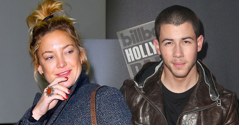 Nick Jonas dated Kate Hudson (left) who is 13 years older than him. 