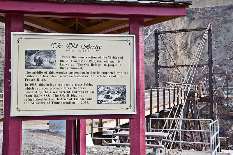 Old bridge in Lillooet.