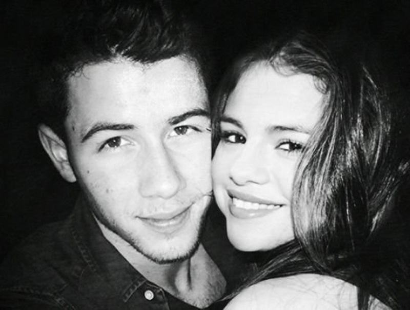 Nick Jonas and Selena Gomez.