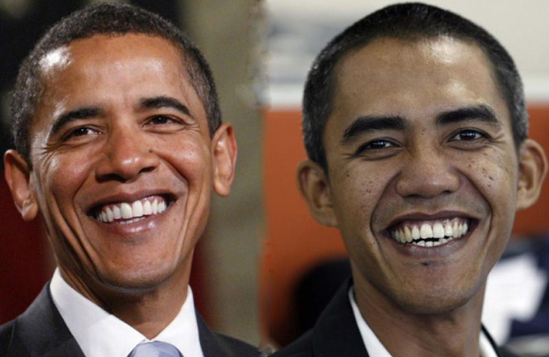 Famous people lookalikes: obama-lookalike Ilham-Anas