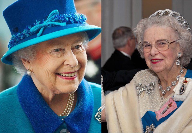 Famous people lookalike: Queen Elizabeth lookalike