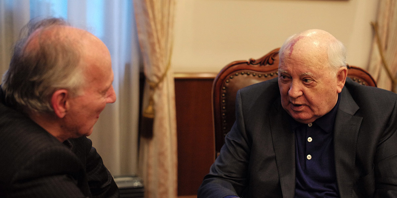 Werner Herzog with Gorbachev