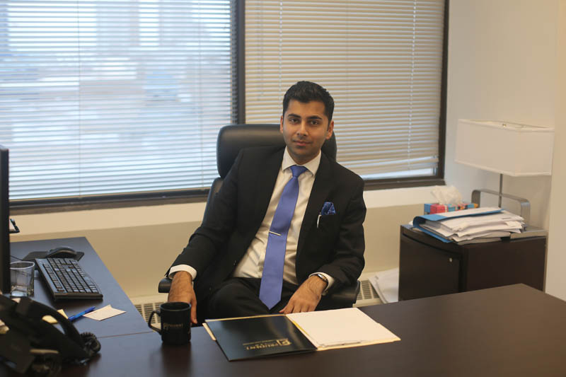 Devesh Gupta in his office