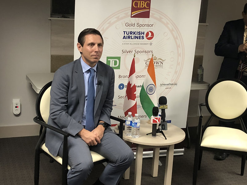 Patrick Brown at Indo-Canada Chamber of Commerce