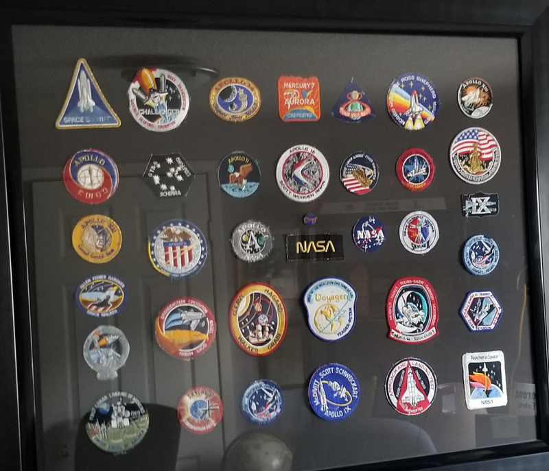 Apollo 11: Richard Messer's collection of Apollo mission shoulder and sleeve patches