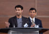 Haroon Mirza speaking at TiE Toronto event