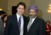 Surjit Babra with Trudeau