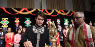 Diwali mubarak by Trudeau