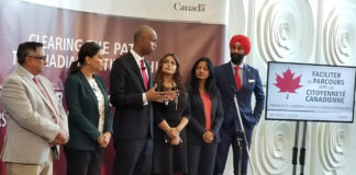 Ahmed Hussen speaks on target for new Canadian immigrants