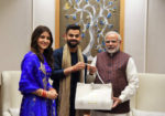 Virat Kohli and Anushka Sharma getting wedding gift from Prime Minister Narendra Modi