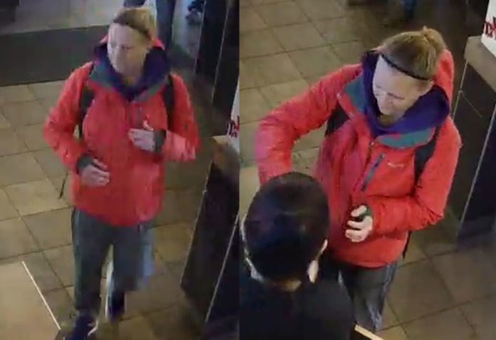 Woman caught shoplifting