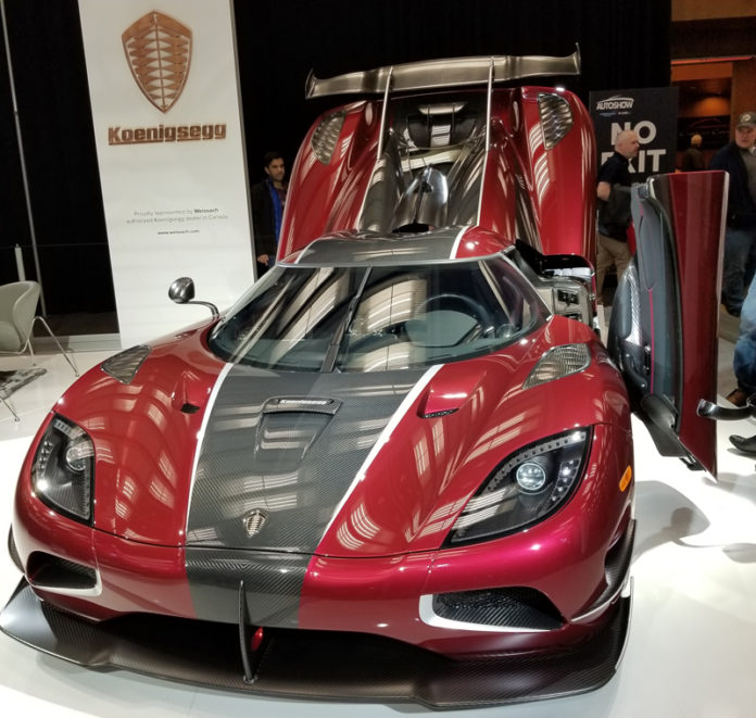 Fastest car Agera RS in Toronto