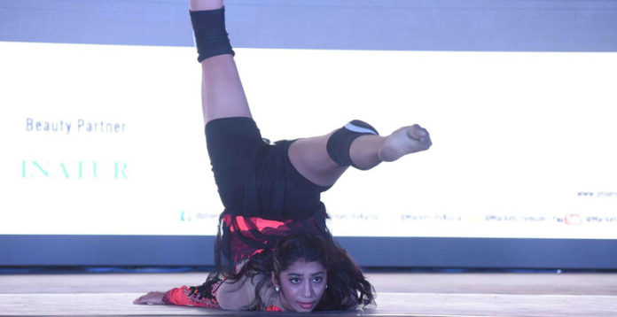 A performer at India Dance Week.