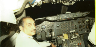 Air India bombing 1985: Captain Narendra Singh Hanse, pilot of Air India Flight 182, seen in the cockpit of a plane