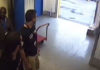 In video footage, four cops seen leaving the locker unit