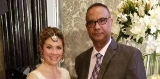 Atwal with Sophie Trudeau