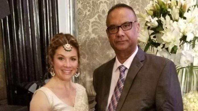 Atwal with Sophie Trudeau