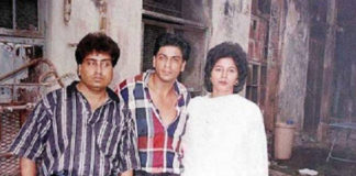 Shah Rukh Khan with his Pakistani cousin Noor Jehan (extreme right)