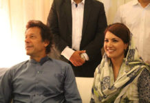 Imran Khan with Reham Khan