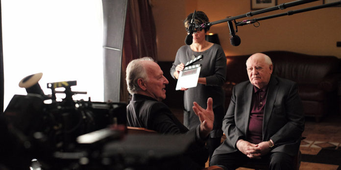 Werner Herzog meeting Gorbachev