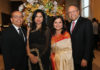 Dr Terry Papneja (extreme right) and his wife Nimmi Papneja with Anu and Arun Srivastava at AIM for SEVA gala.