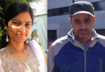 Gurpreet Ronald (left) and her lover Bhupinderpal Gill (right).