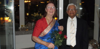 Bal Krishan Kaplish with wife Monika