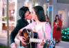 Shah Rukh kissing Katrina.
