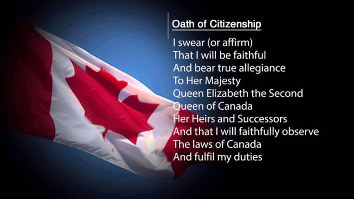 Canada citizenship oath