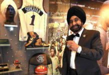 Nav Bhatia enters Basketball Fame Hall