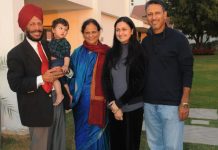 Flying Sikh Milkha Singh family