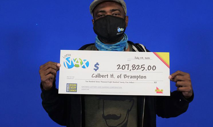Brampton Lotto Max winner Calbert Humphrey
