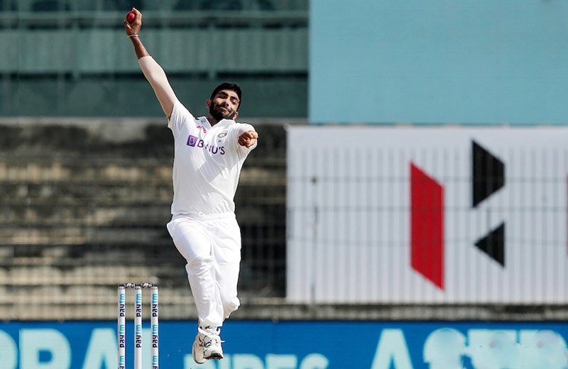 Jasprit Bumrah fastest Indian bowler to take 100 Test wickets